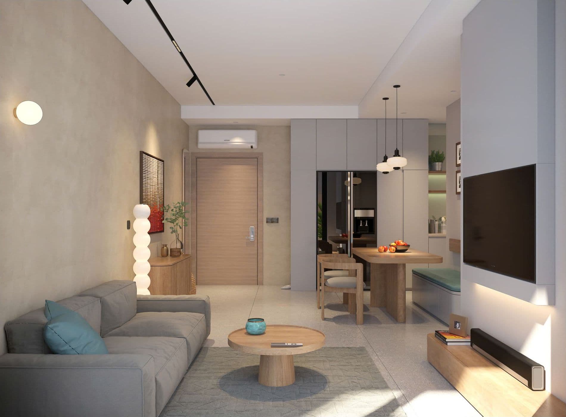 Lux Panoma 2 (2BR) – Dazzling Nighttime City Skyline Views