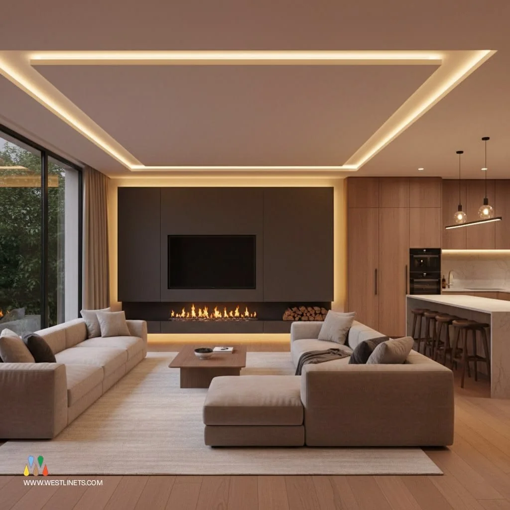 Bright premium residence living room