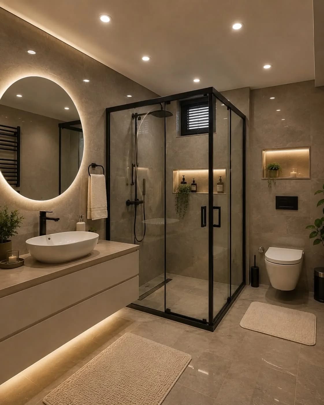 Premium bathroom detail